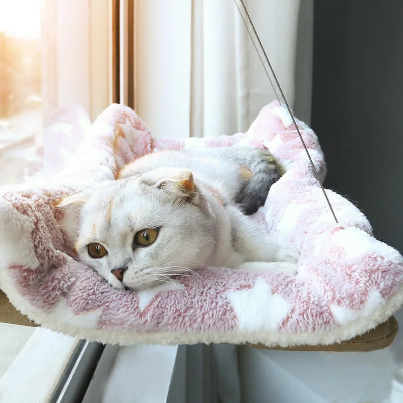 Cat Window Hammock – Hanging Bed with Strong Suction Cups for Kittens & Cats
