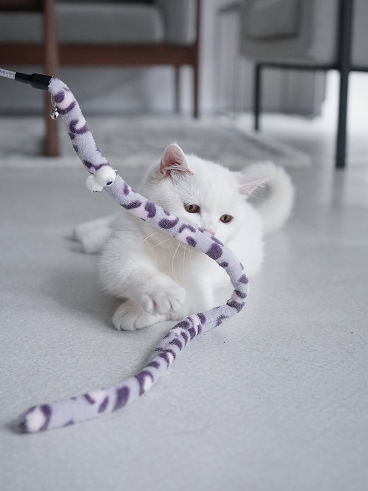Cat Feather Teaser Wand – Interactive Play Rod Toy for Kittens & Cats