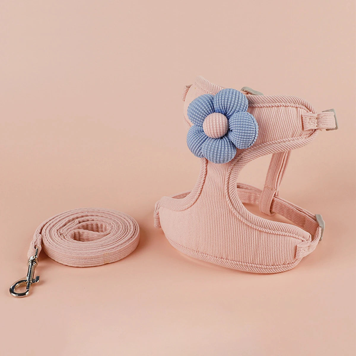 Adjustable Pet Harness & Leash Set β Breathable Walking Strap for Cats & Small Dogs