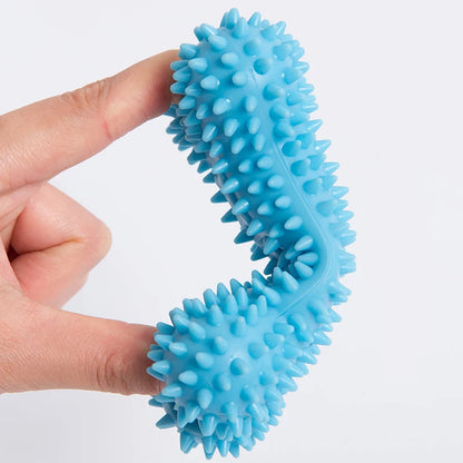 Durable Dog Chew Toy – TPR Knot Rope for Small Dogs, Training & Teeth Cleaning