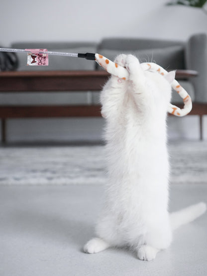 Cat Feather Teaser Wand – Interactive Play Rod Toy for Kittens & Cats