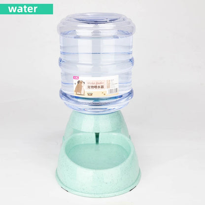 Large Capacity Pet Feeding Bowls with Automatic Water Dispenser – For Dogs & Cats