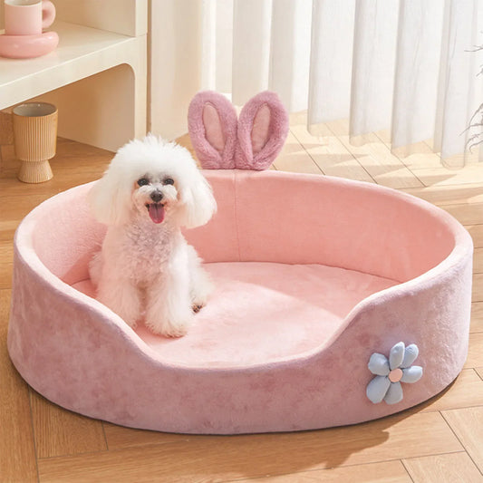 Soft Pet Bed – Detachable & Washable Sleeping Mat for Dogs and Cats