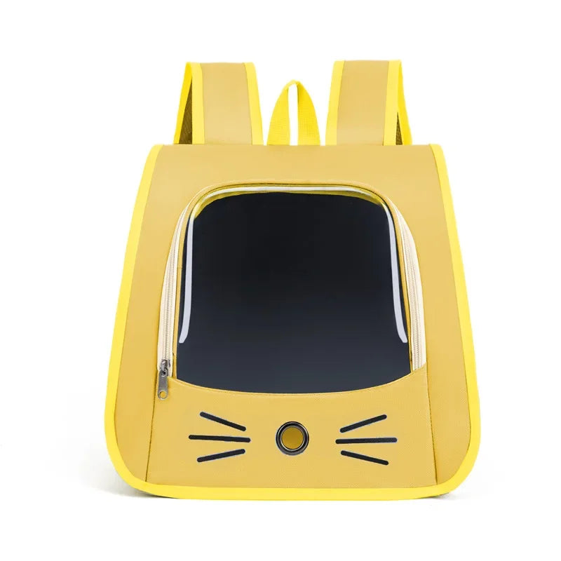 Pet Carrier Backpack – Breathable Travel Bag for Cats & Small Dogs