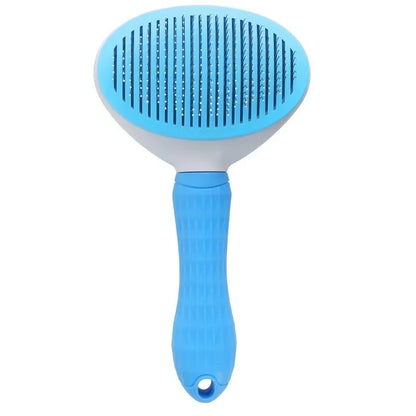 Stainless Steel Pet Hair Removal Comb – Grooming Brush for Dogs & Cats