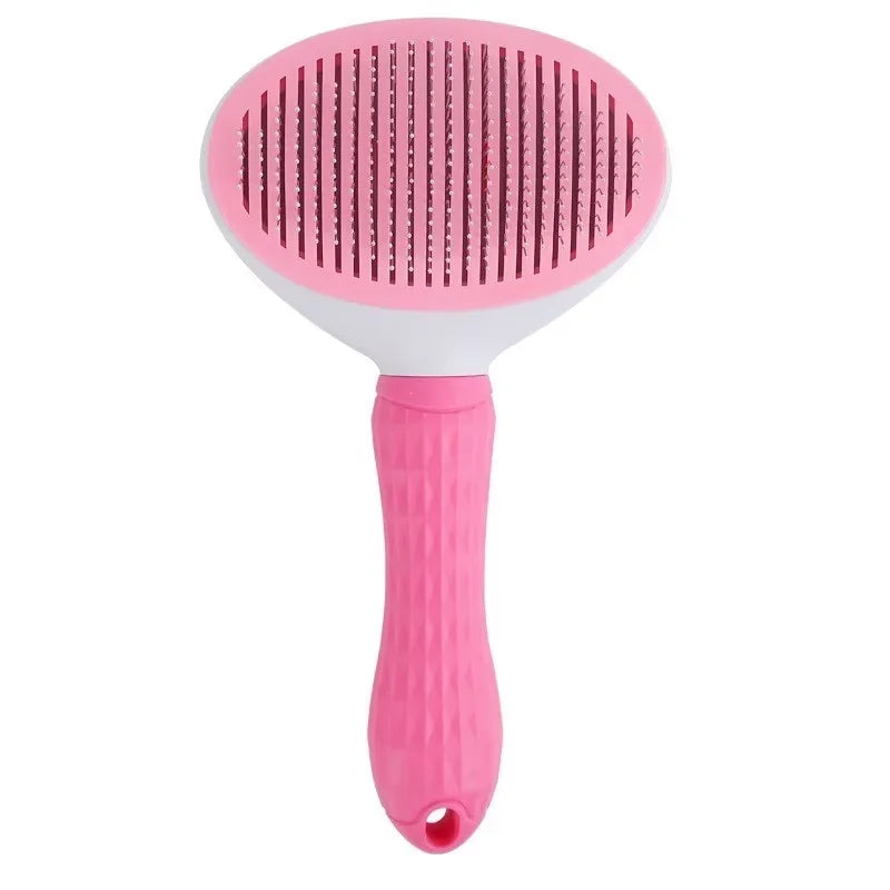 Stainless Steel Pet Hair Removal Comb – Grooming Brush for Dogs & Cats