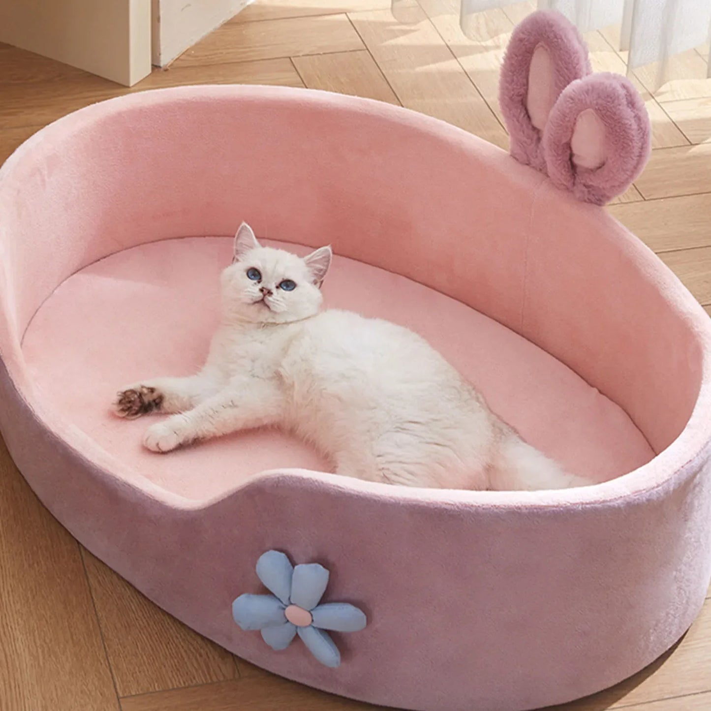 Soft Pet Bed – Detachable & Washable Sleeping Mat for Dogs and Cats