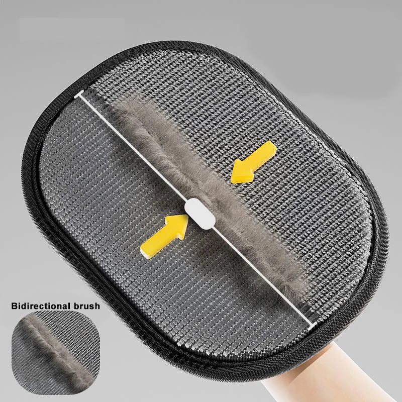 Reusable Pet Grooming Gloves – Electrostatic Hair Removal Mitts for Dogs & Cats