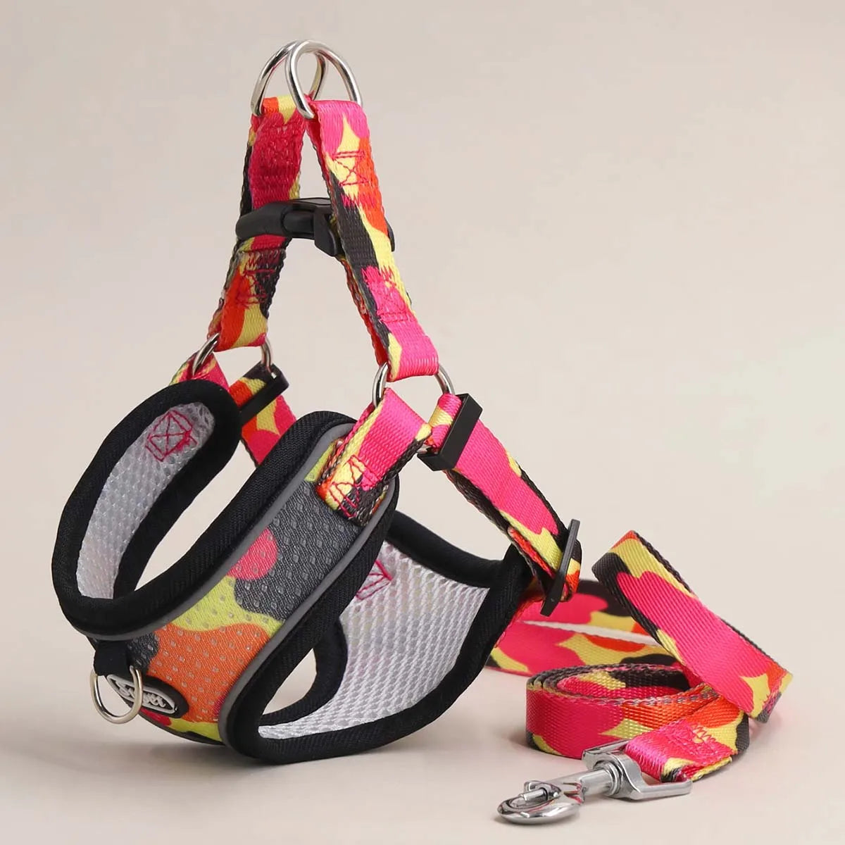 Dog Harness & Leash Set – Adjustable Comfort Vest with Escape Prevention