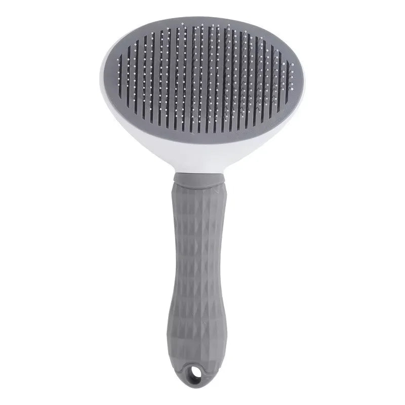 Stainless Steel Pet Hair Removal Comb – Grooming Brush for Dogs & Cats