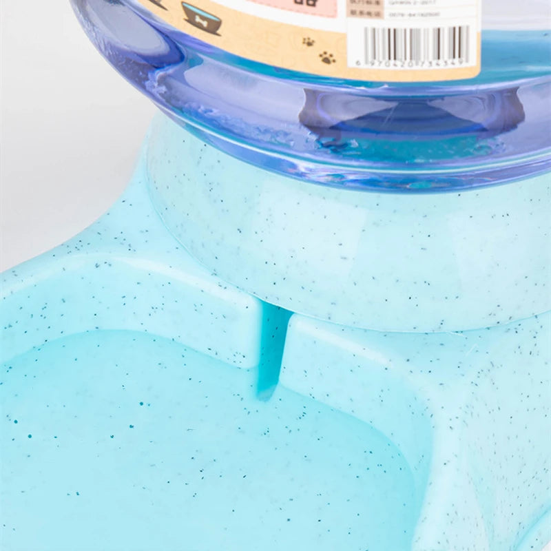 Large Capacity Pet Feeding Bowls with Automatic Water Dispenser – For Dogs & Cats