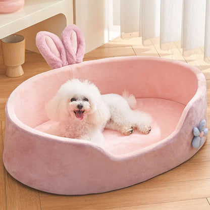 Soft Pet Bed – Detachable & Washable Sleeping Mat for Dogs and Cats
