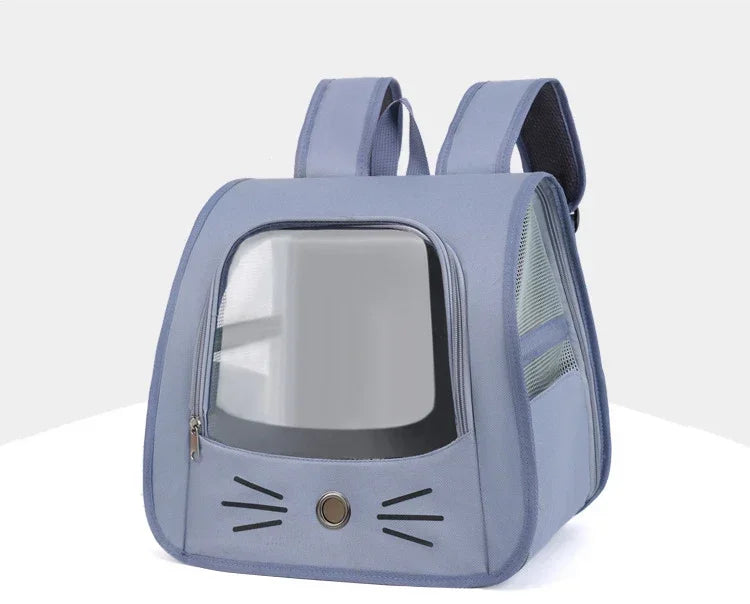Pet Carrier Backpack – Breathable Travel Bag for Cats & Small Dogs