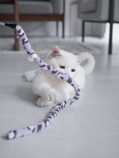 Cat Feather Teaser Wand – Interactive Play Rod Toy for Kittens & Cats