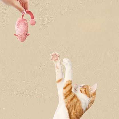 Interactive Plush Mouse Toy – Chew & Play Game for Kittens and Cats