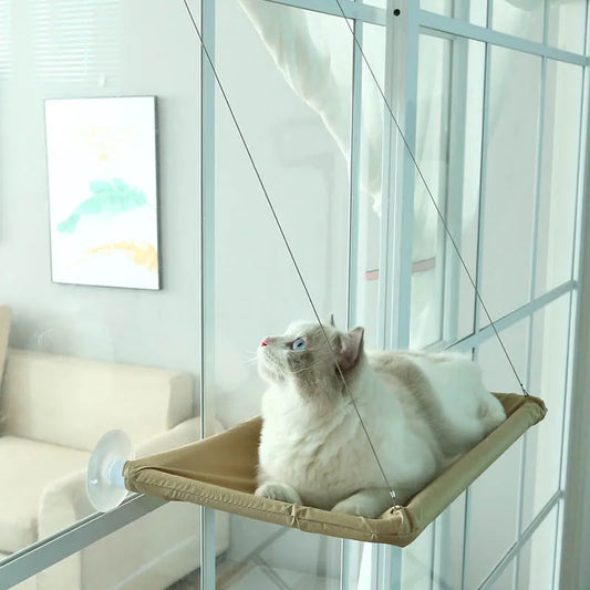 Cat Window Hammock – Hanging Bed with Strong Suction Cups for Kittens & Cats