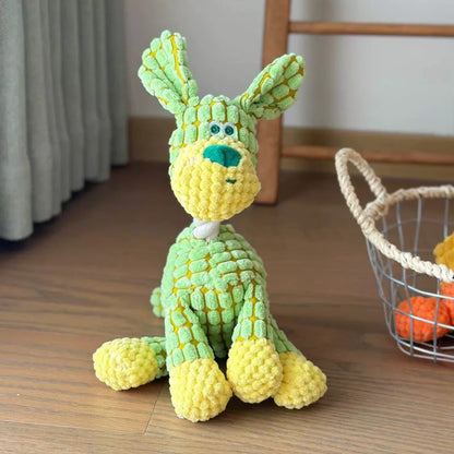 Cute Donkey Plush Toy – Squeaky Chewable Toy for Puppies & Dogs