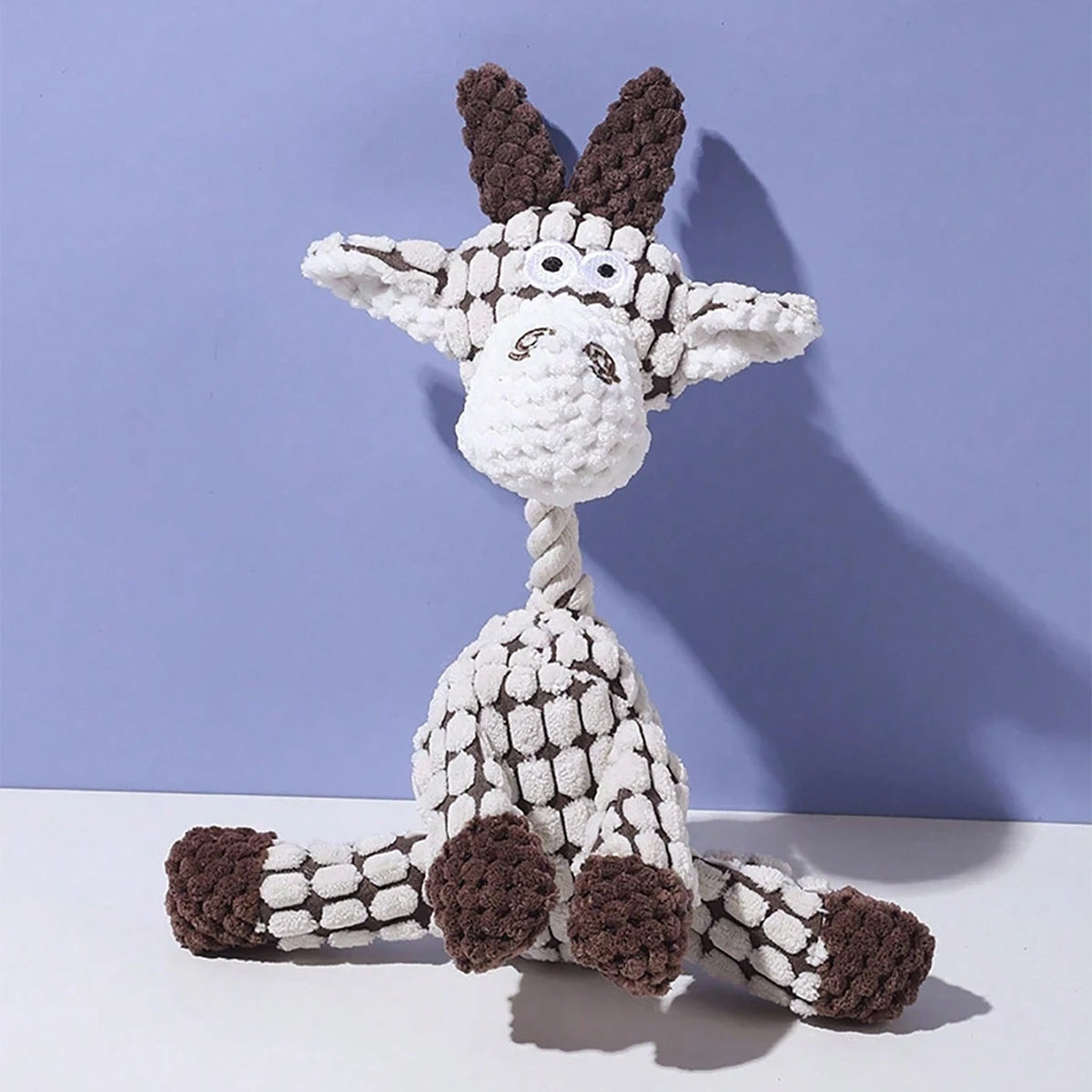 Cute Donkey Plush Toy – Squeaky Chewable Toy for Puppies & Dogs