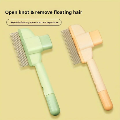 Pet Hair Remover Brush – Grooming Comb for Dogs & Cats with Long Hair