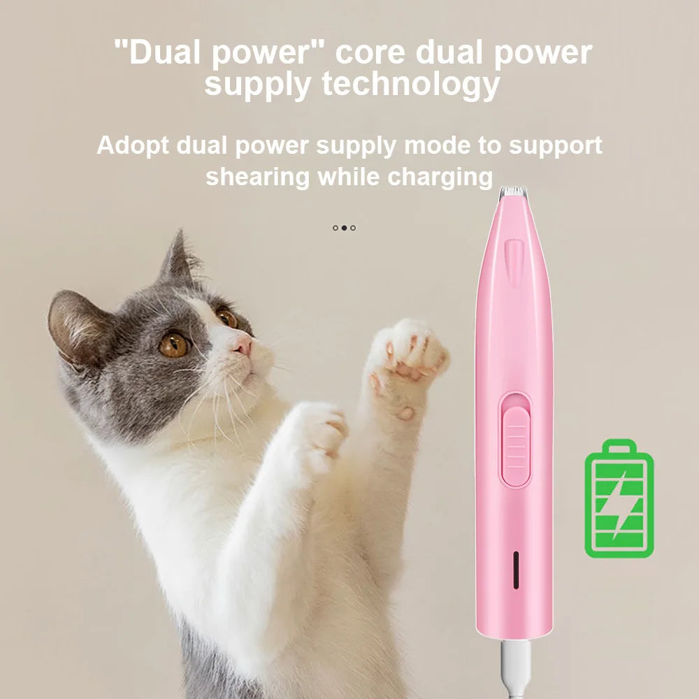 Electric Pet Hair Trimmer – Professional Grooming Cutter for Dogs & Cats