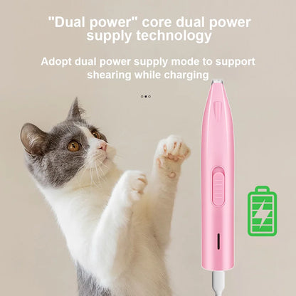 Electric Pet Hair Trimmer – Professional Grooming Cutter for Dogs & Cats