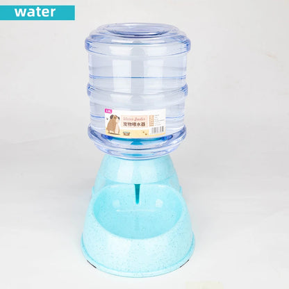 Large Capacity Pet Feeding Bowls with Automatic Water Dispenser – For Dogs & Cats