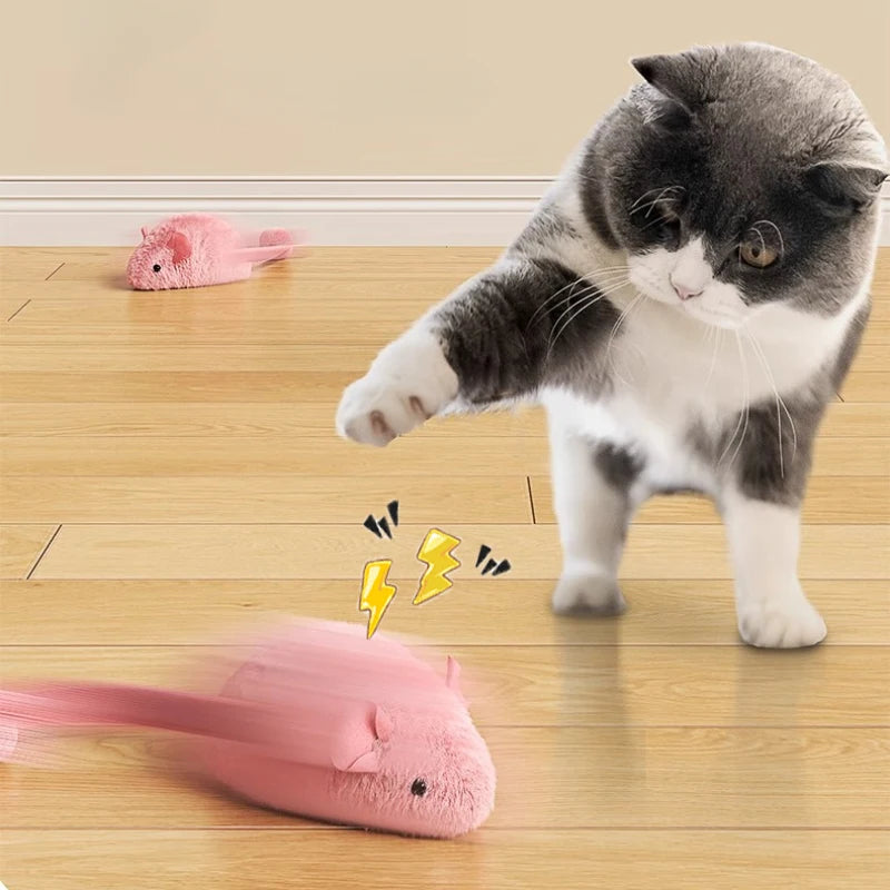 Interactive Plush Mouse Toy – Chew & Play Game for Kittens and Cats