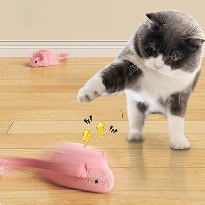 Interactive Plush Mouse Toy – Chew & Play Game for Kittens and Cats