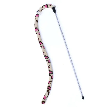 Cat Feather Teaser Wand – Interactive Play Rod Toy for Kittens & Cats