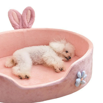 Soft Pet Bed – Detachable & Washable Sleeping Mat for Dogs and Cats