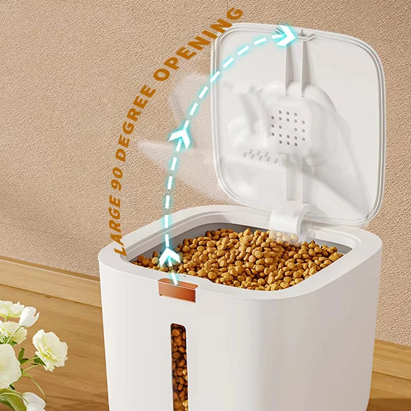 Pet Food Storage Barrel – Large Capacity Sealed Container for Dog & Cat Food