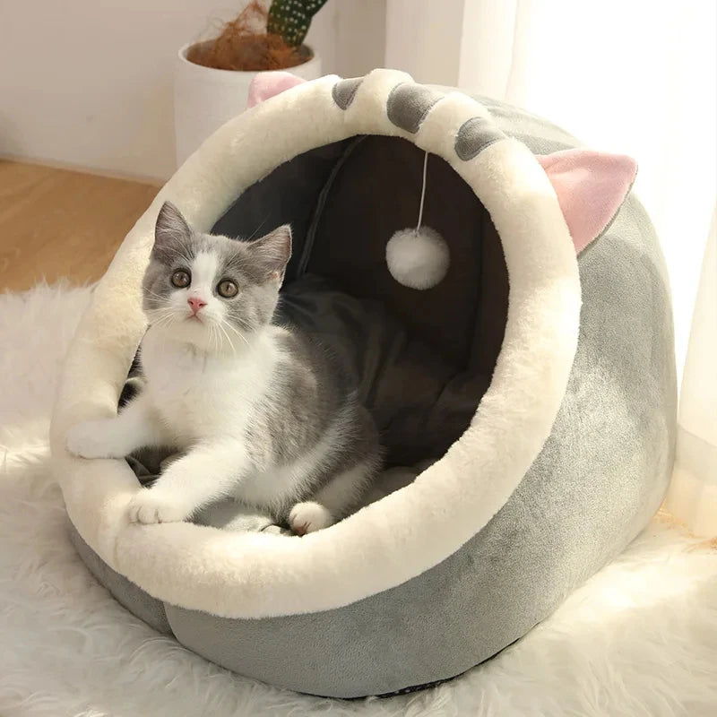 Washable Pet Bed – Soft Lounger Cushion & Warm Cat/Dog Mat for Winter