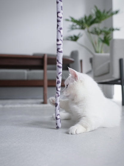 Cat Feather Teaser Wand – Interactive Play Rod Toy for Kittens & Cats