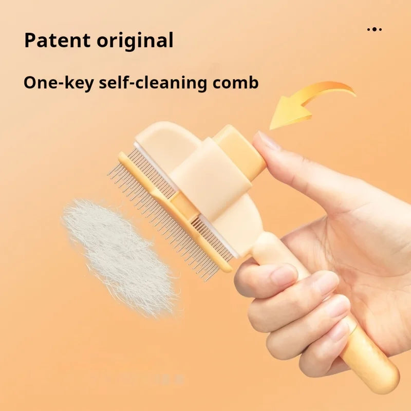 Pet Hair Remover Brush – Grooming Comb for Dogs & Cats with Long Hair