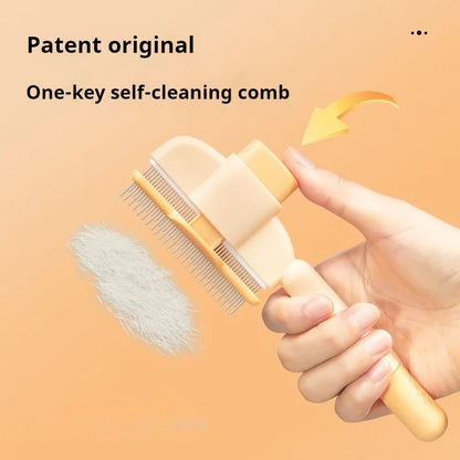 Pet Hair Remover Brush – Grooming Comb for Dogs & Cats with Long Hair