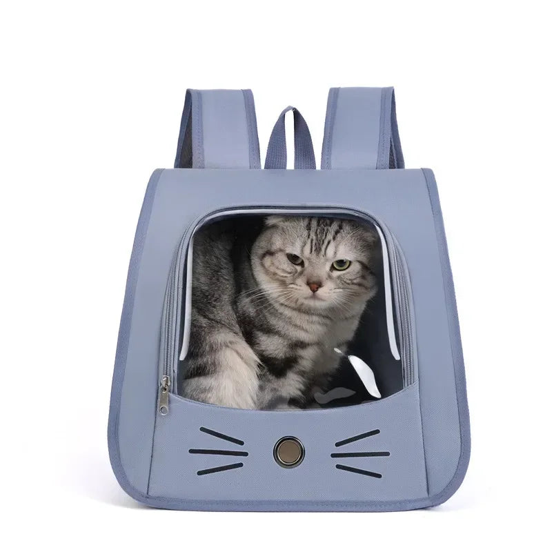 Pet Carrier Backpack – Breathable Travel Bag for Cats & Small Dogs