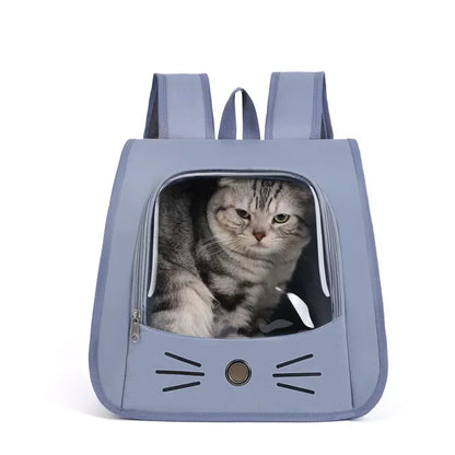 Pet Carrier Backpack – Breathable Travel Bag for Cats & Small Dogs