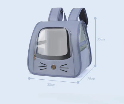 Pet Carrier Backpack – Breathable Travel Bag for Cats & Small Dogs