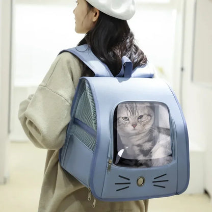 Pet Carrier Backpack – Breathable Travel Bag for Cats & Small Dogs