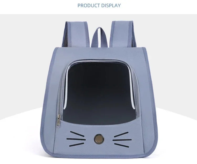 Pet Carrier Backpack – Breathable Travel Bag for Cats & Small Dogs
