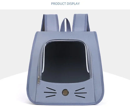 Pet Carrier Backpack – Breathable Travel Bag for Cats & Small Dogs