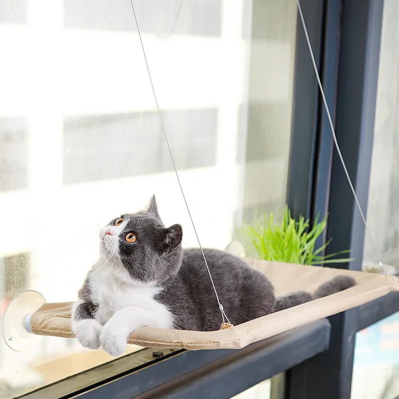 Cat Window Hammock – Hanging Bed with Strong Suction Cups for Kittens & Cats