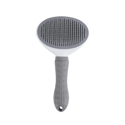 Stainless Steel Pet Hair Removal Comb – Grooming Brush for Dogs & Cats