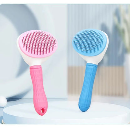 Stainless Steel Pet Hair Removal Comb – Grooming Brush for Dogs & Cats