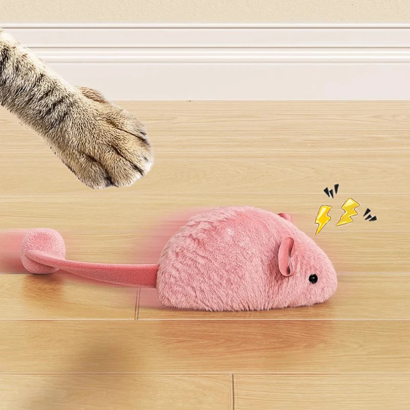 Interactive Plush Mouse Toy – Chew & Play Game for Kittens and Cats