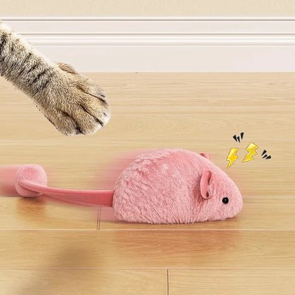 Interactive Plush Mouse Toy – Chew & Play Game for Kittens and Cats