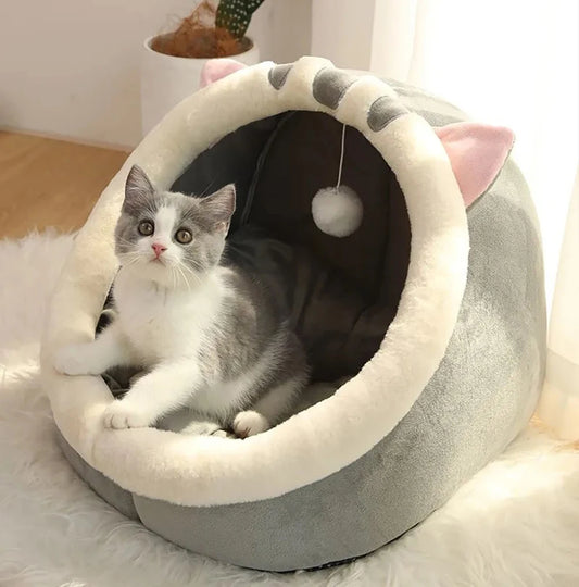 Washable Pet Bed – Soft Lounger Cushion & Warm Cat/Dog Mat for Winter