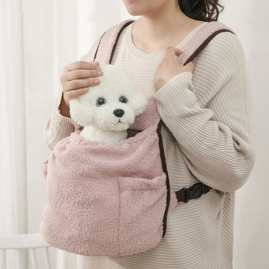 Bolsa de transporte portátil para mascotas: transportín de viaje de gran capacidad para perros y gatos