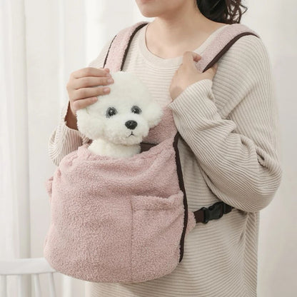 Bolsa de transporte portátil para mascotas: transportín de viaje de gran capacidad para perros y gatos
