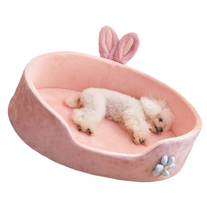 Soft Pet Bed – Detachable & Washable Sleeping Mat for Dogs and Cats